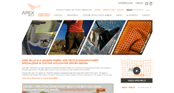 Desktop Screenshot of apexmills.com